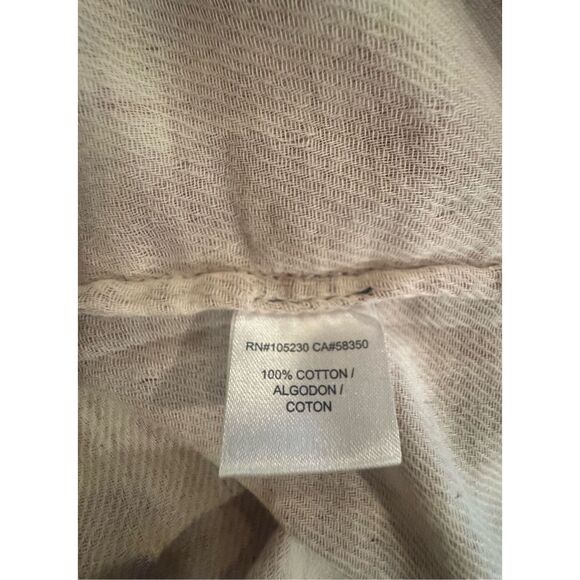 Current/Elliott Plaid Long Sleeve Button-Down Shirt Red/Cream Size 1 (Small) - Picture 6 of 10